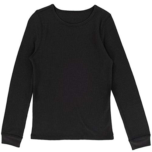 Fruit of the Loom Girls' Thermal Waffle Crew Top Fruit of the Loom Girls' Thermal Waffle Crew Top